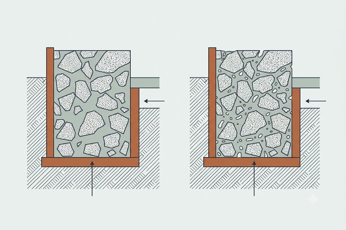 Cement paste binding aggregate at low and high water content
